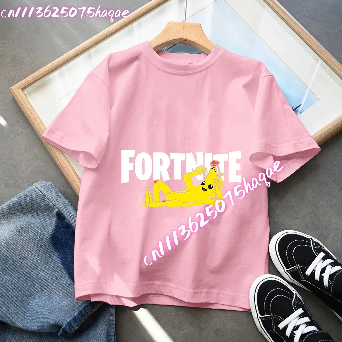 Fortnites Series Summer Child Clothing Hot Game Boys Girls T-Shirt Cartoon Print Kids Short Sleeve Tops Funny Birthday Gifts