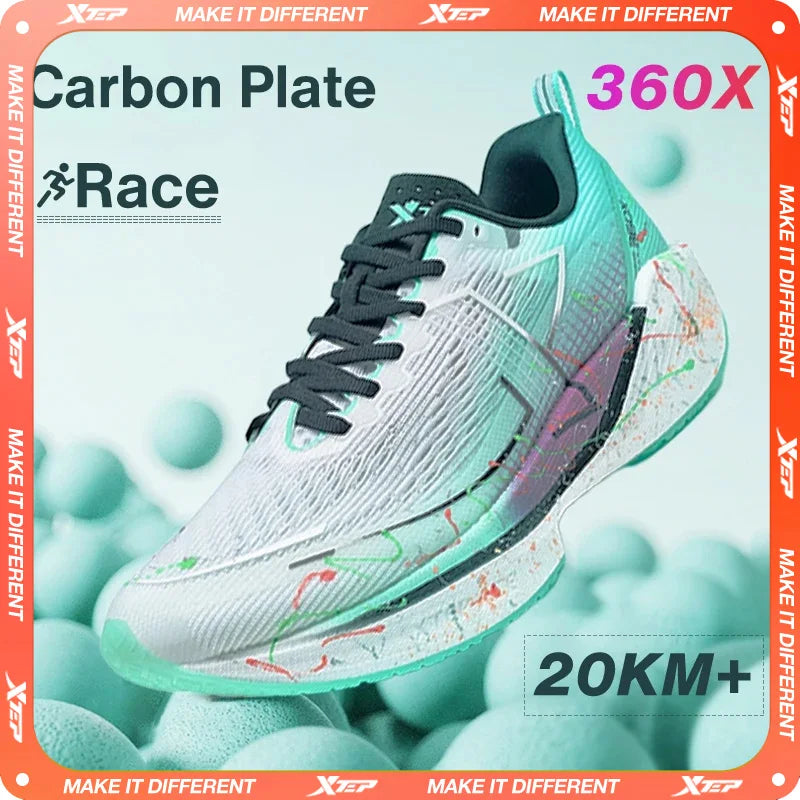 „Xtep 360X Professional“ bėgimo bateliai vyrams su anglies plokštele, skirti maratonui, „PB Sport“ sportiniai bateliai, pagaminti iš lengvos ETPU medžiagos, sportiniai bateliai 976119110080