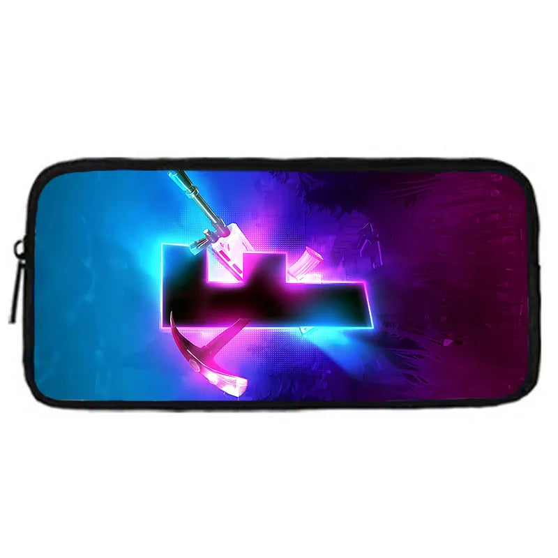 Child School Backpack with Lunch Bags ,Pencil Bags ,Hot Game Design-F-FortniteS School Bags for Boys Girls Best Gift