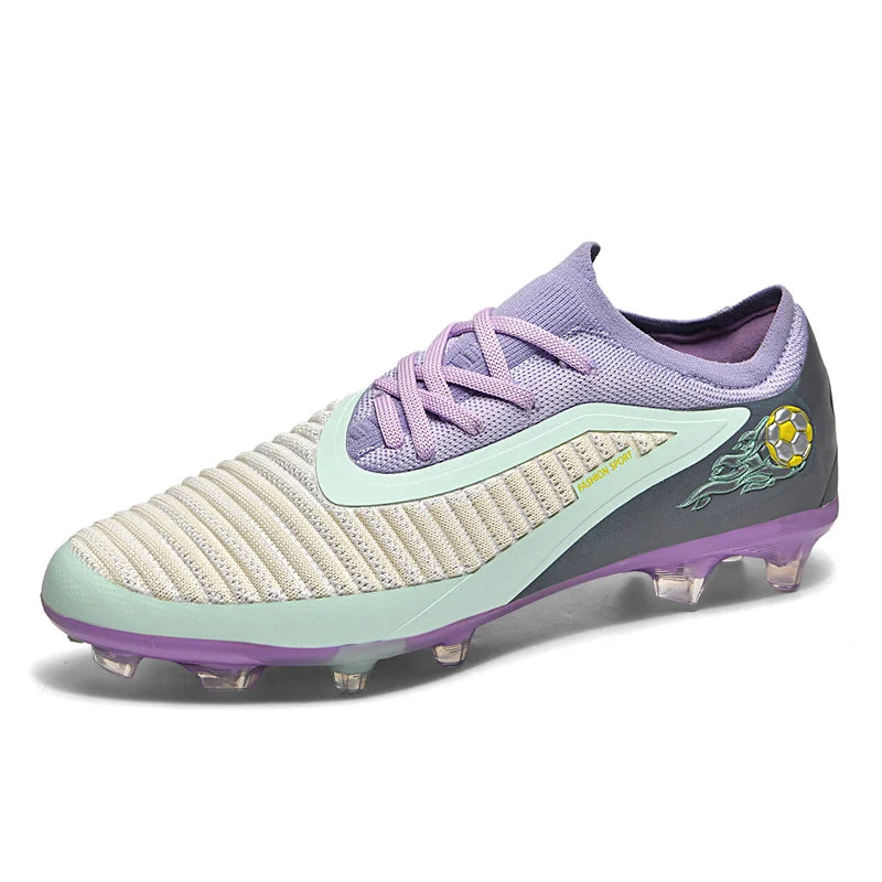 Neue Fußballschuhe für Herren, rutschfeste Fußballschuhe für Erwachsene, Outdoor-Sportschuhe für Jungen, lange Stollen, atmungsaktive und bequeme Trainings- und Wettkampf-Cleats