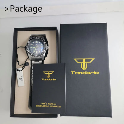 Pilot Watch 200M Water Resistant Mechanical Wristwatch NH35A PT5000 Miyota 8215 Domed Sapphire Glass 120 clicks Bezel Steel Band