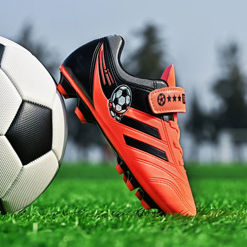 Chaussures de football pour enfants, garçons et filles, crampons de football à tige basse, baskets d'entraînement en plein air pour enfants, bottes de football tendance pour étudiants