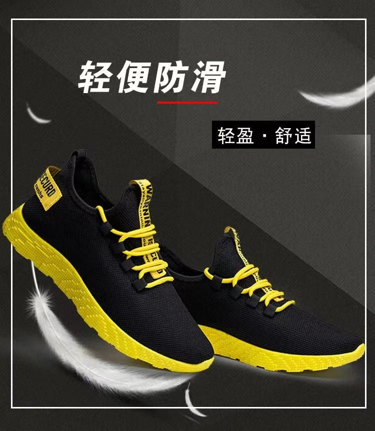 Męskie sneakersy casualowe, lekkie sportowe buty z siateczki na lato, męskie buty outdoorowe z miękką podeszwą, oddychające, wygodne, modne buty do biegania