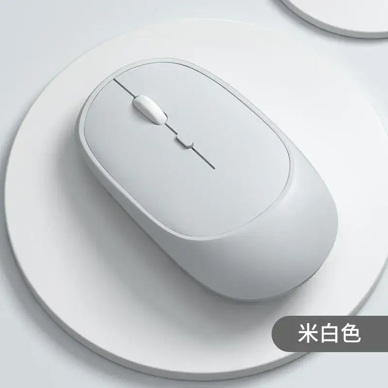 Lenovo draadloze muis USB-oplaadbaar ergonomisch met instelbare DPI voor kantoor, stil, 2.4G Bluetooth optische elektrische muis voor gaming en kantoor