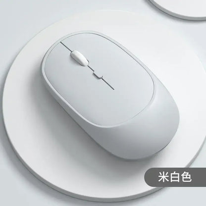 Lenovo draadloze muis USB-oplaadbaar ergonomisch met instelbare DPI voor kantoor, stil, 2.4G Bluetooth optische elektrische muis voor gaming en kantoor