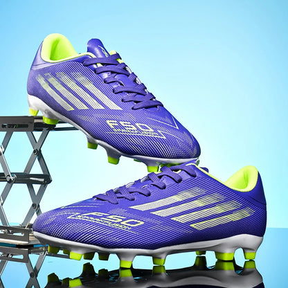 New Men Professional Football Boots Boys Soccer Shoes Sports Shoes TF/FG Match Sneakers Ankle Non-Slip Comfortable Unisex
