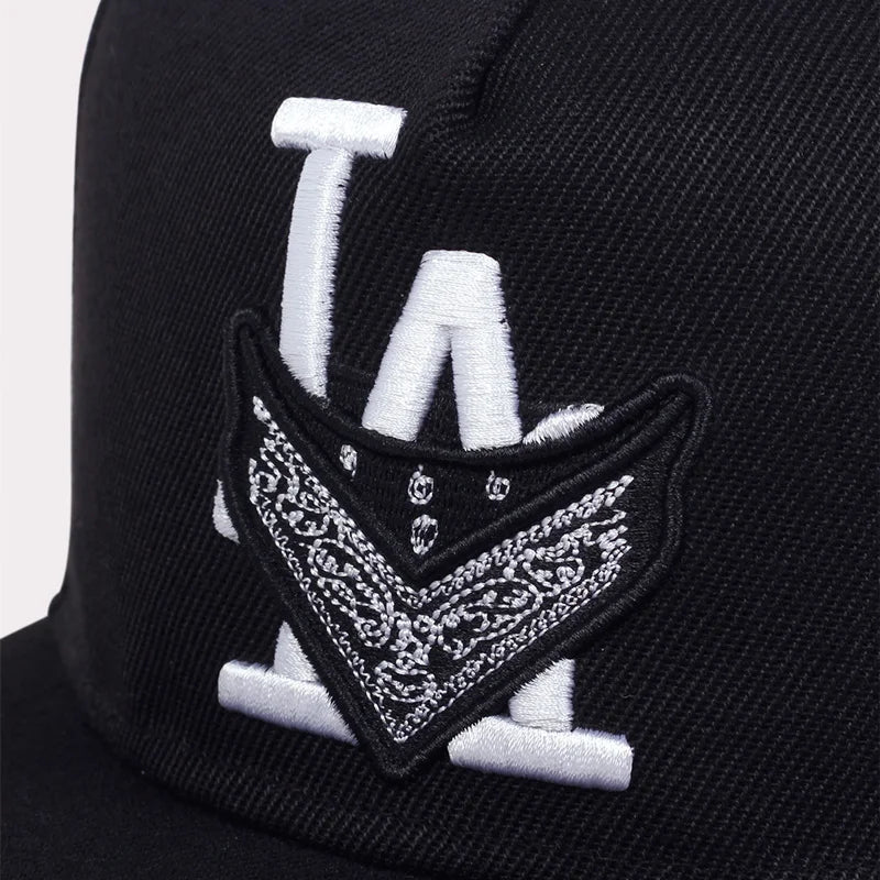 Unisex Los Angeles Embroidery Hip-hop Hats Spring Autumn Outdoor Adjustable Casual Baseball Caps Trucker Caps Sunscreen Hat