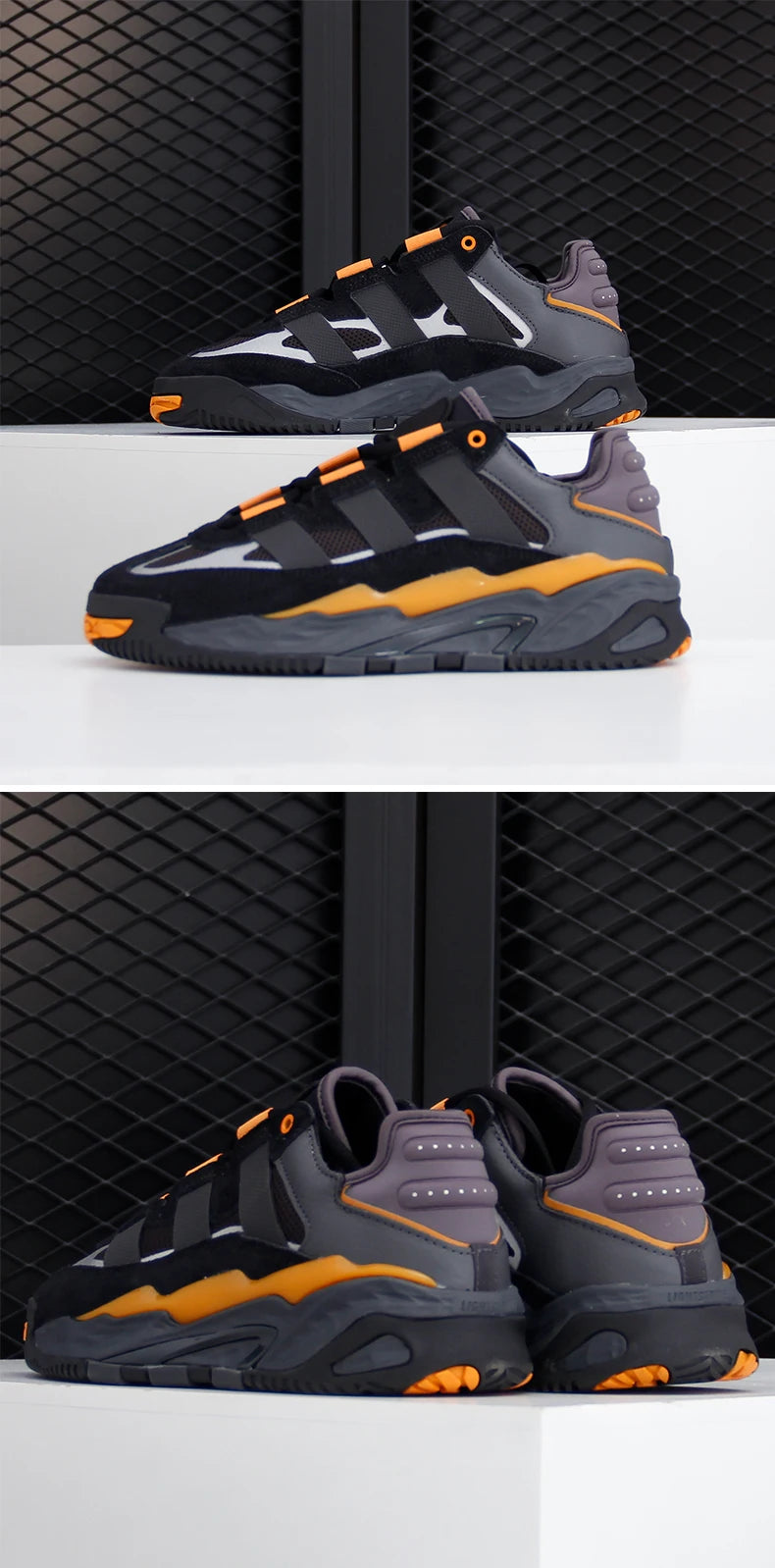 Adidas Originals NITEBALL Baskets décontractées classiques unisexes FW2478