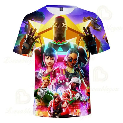 Fortnite Victory Game 3D T-shirt Babys Clothing Harajuku Tshirt Children Cute Kids  Battle Royale Hero Tops Boys Girls
