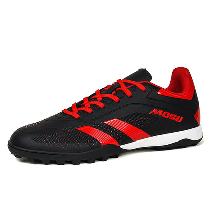 Nuevas zapatillas de fútbol para hombre y mujer, calzado deportivo para interior y exterior con tacos largos y tacos fragmentados para entrenamiento de fútbol en césped sintético