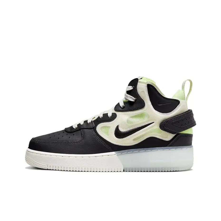 Unisex klasični športni copati Nike Air Force 1 Mid Top, udobna oblazinjenost in trpežna zasnova za vsakdanjo ulično modo DQ7666-001