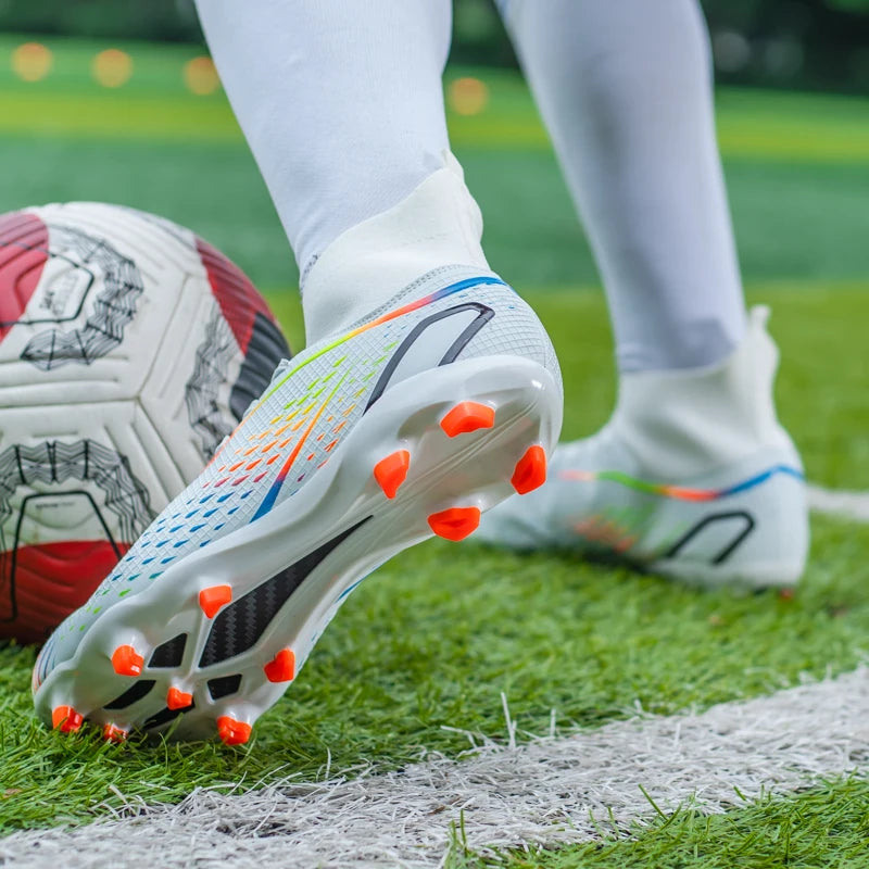 Men's Football Boots Professional Turf Futsal Match Grass Unisex Outdoor Training Soccer Shoes Soccer Cleats Non-slip Breathable
