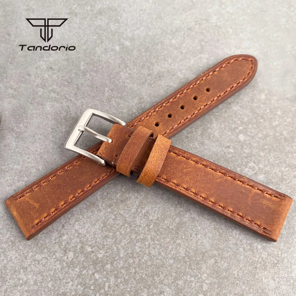 Tandorio 36mm Dive Military Automatic Miyota8215 Mechanical Watch for Men Domed Sapphire Unisex Wristwatch 20BAR Waterproof Lume