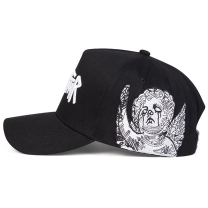Șepci de baseball unisex ROCKSTAR cu broderie cu litere, pentru primăvară și toamnă, pentru activități în aer liber, reglabile, casual, cu protecție solară, șepci sportive