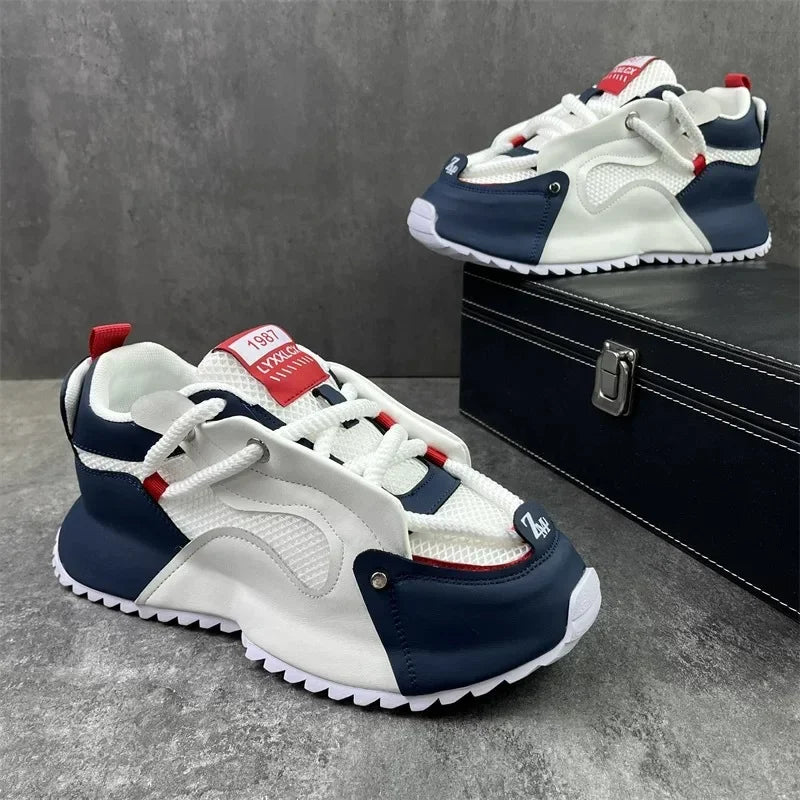 48 size summer men's shoes 2026 new men's mesh breathable sneakers height increasing sports comfortable casual shoes for men