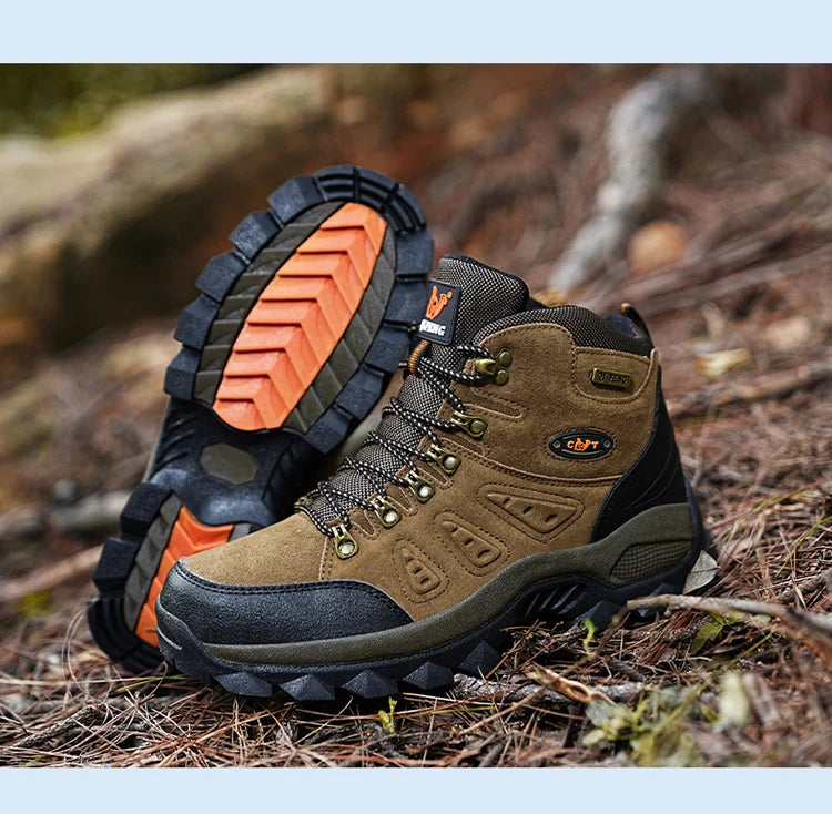 36-48 automne hiver hommes femmes bottines en cuir chaussures tactiques nouveau Plus anti-dérapant classique marche chaussures été randonnée