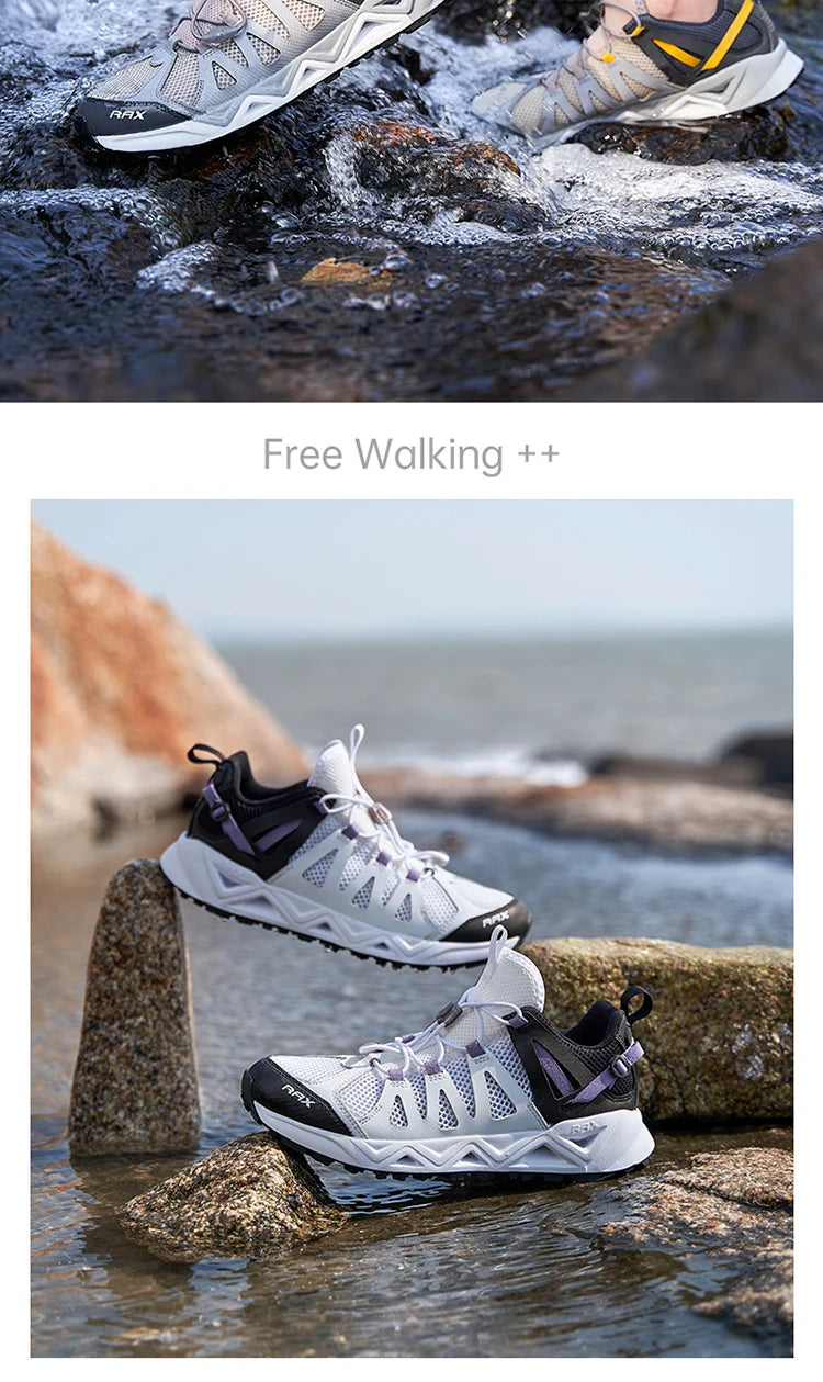 RAX Upstreams : chaussures aquatiques pour homme, baskets de sport de plein air pour homme, sandales d'été pour la plage, chaussures de pêche, chaussures de natation