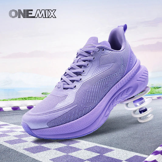 Zapatillas deportivas de running Onemix New Original para hombre, ligeras, transpirables, antideslizantes, con malla suave, amortiguación y absorción de impactos