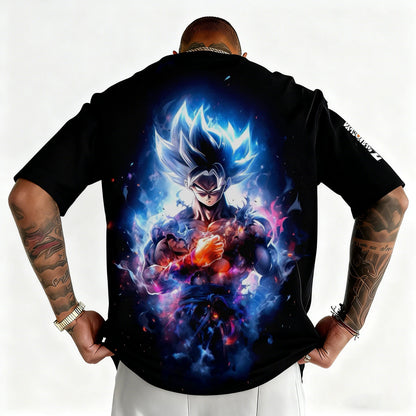 Dragon Ball Japanese Anime Printed Men's T-Shirt Majin Buu Boys Children Harajuku Short Sleeve Kids Goku T-shirt Summer Clothing