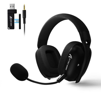 ATTACK SHARK L80PRO 3-in-1 Gaming-Headset – Kabellose Bluetooth-Kopfhörer mit niedriger Latenz, Doppelmikrofon, 40mm Hi-Fi-Sound und stabiler Verbindung fürs Gaming