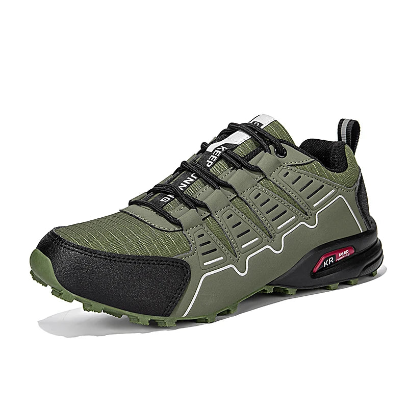 Men Waterproof Hiking Shoes Non-Slip Hunting Boots Outdoor Tactical Training Sports Shoes Men Walking Hiking Travel Shoes