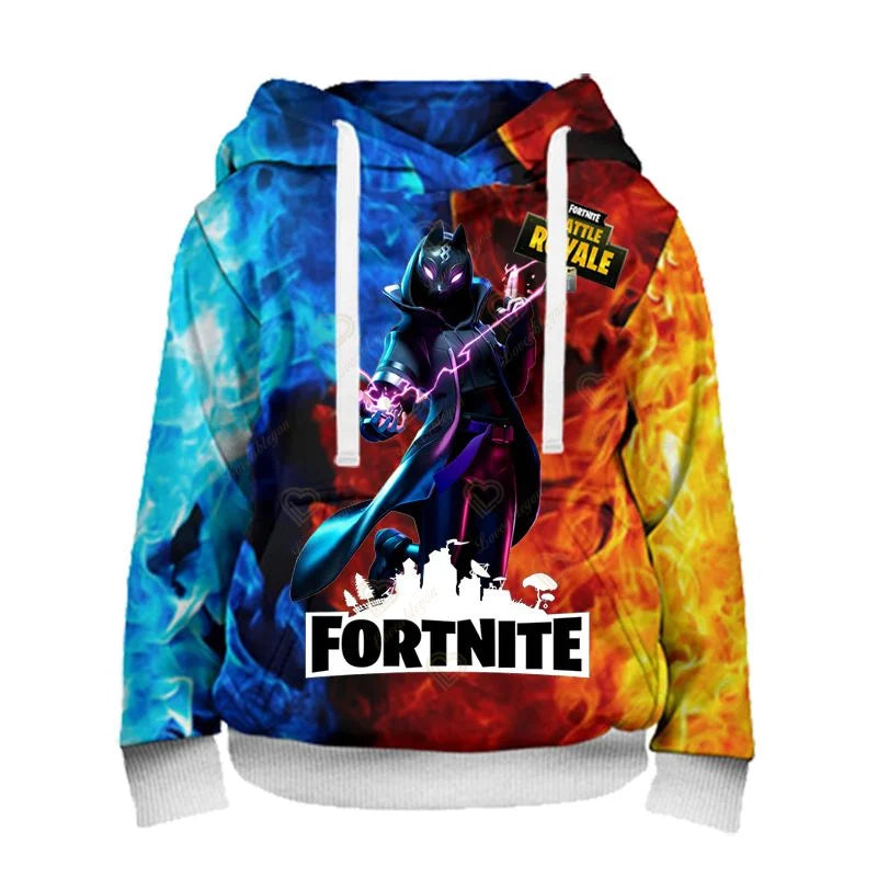 Fortnite Men Hoodie Fashion 3D Print Sweatshirt Battle Game Hoodies Boys Girls Hip Hop Hombre Casual Outerwear