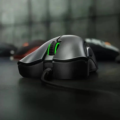 Razer DeathAdder Essential kabelgebundene Gaming-Maus / kabelgebundene Maus 6400DPI 5 unabhängige Tasten für Laptop PC Gamer