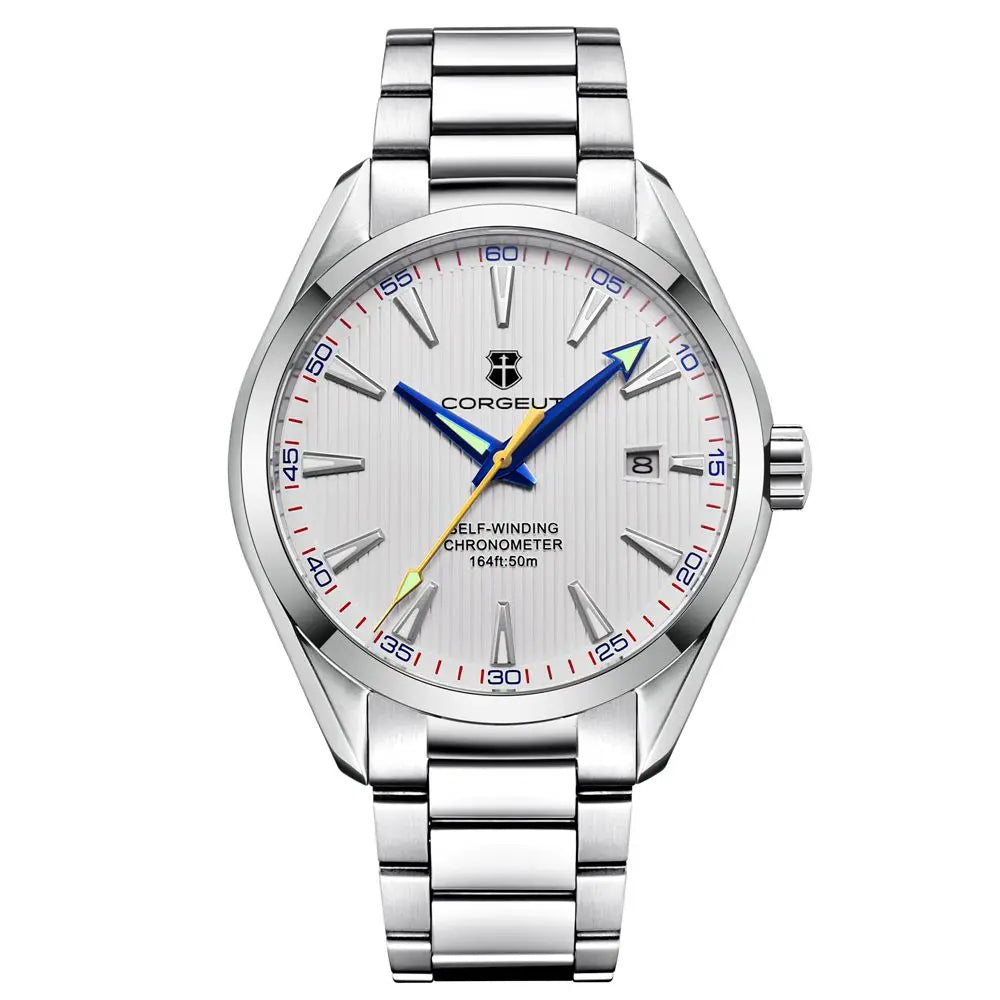 Luxury NH35 Corgeut Watch Men reloj hombre 41mm Sport Clock Automatic Mechanical Wristwatches Sapphire Steel Band Men's Watch