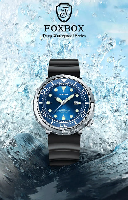 2024 Men Watch Outdoor Sports Quartz Watches Men Waterproof Chronograph Wristwatch Mens Military Clock Man Relogio Masculino