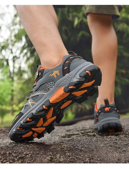Men's Hiking Shoes Breathable Mesh Sports Summer Outdoor Wear-resistant Hiking and Hunting Tactical Shoes