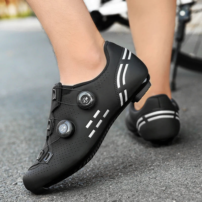 Hochwertige Fahrradschuhe für Herren, SPD, selbstverriegelnd, Rennrad-Sportschuhe, MTB-Mountainbike-Schuhe für Damen, rutschfeste Fahrradschuhe 36-47