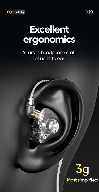Original 15D Super Bass In-Ear Headphone With Mic 3.5mm AUX/Type-C Digital Chip Headset For iPhone 17 Huawei Xiaomi Android