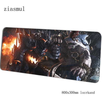 Tapete de rato gamer Overwatch Aestheticism 800x300x3mm, tapete de rato para portátil gaming, mousepad Cartoon, tapete de secretária para PC