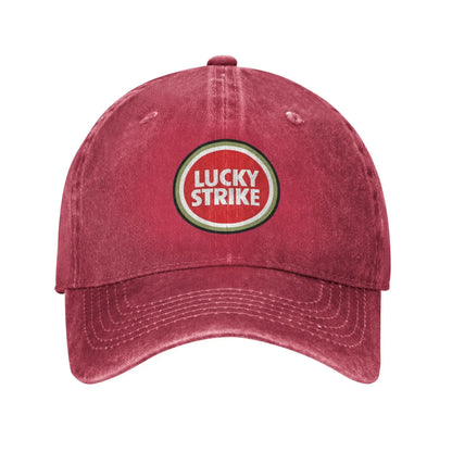 Lucky Strike Letters Troye Sivan Music Sport Retro Cowboy vyprané bejzbalové čiapky pánske džínsové streetové čiapky Tide na turistiku pánske čiapky typu „dad cap“