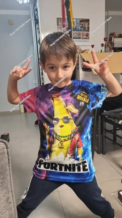2025 uusi Fortnite 3D -painettu unisex-huppari, rento takki, pelioheistuote, cosplay, lastenvaatteet, lahjat