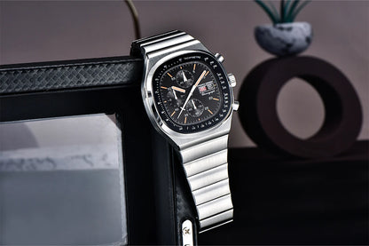 PAGANI DESIGN New PD1819 Men‘s Quartz Watches 40mm Sapphire Stainless Steel Waterproof Luminous C3 Chronograph reloj hombre