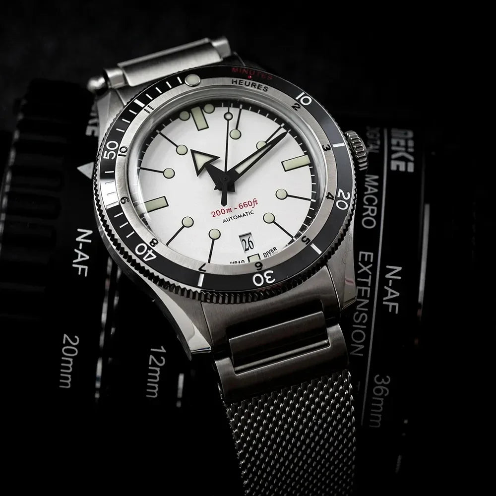 IX&DAO IPOSE Watch 5303 ETA-2824 Movement Automatic Mechanical GMT Sport Retro Diving Casual Dress 200m Waterproof Men Watches