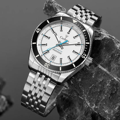 NEW 2025 CADISEN Mens Watches Mechanical Wristwatch For Men Automatic Watch Men Japan 8215 Ceramic Bezel 10Bar Waterproof Clock