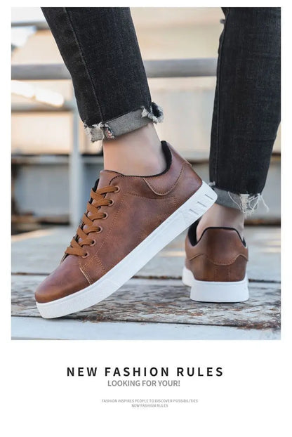 2026 Men's Shoes New Style Four Seasons Fashionable Versatile Soft Bottom White Casual Shoes Breathable Summer Zapatillas Hombre