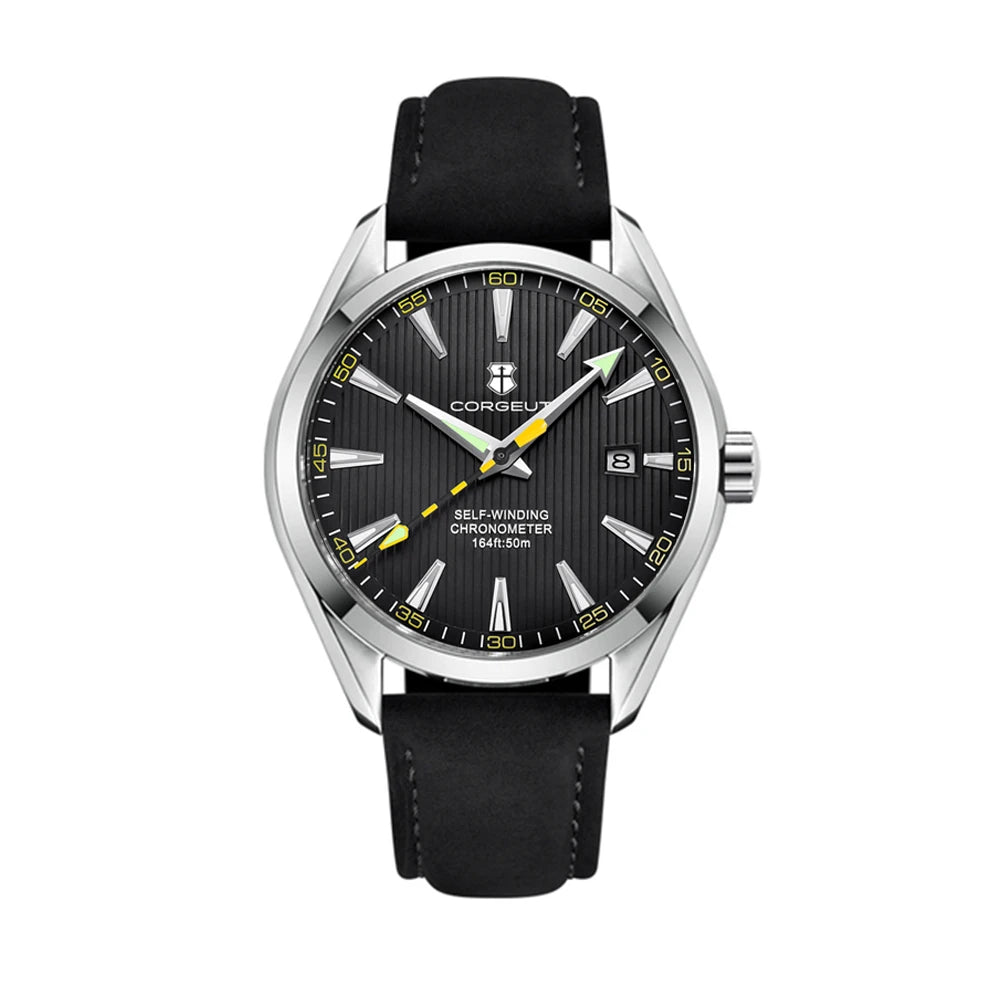 Luxury NH35 Corgeut Watch Men reloj hombre 41mm Sport Clock Automatic Mechanical Wristwatches Sapphire Steel Band Men's Watch