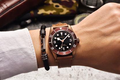 Luxury JapanCorgeut 41mm Automatic Men Watch PVD Case Sapphire Military Male 10BAR wim Watches Luminous Mechanical WristWatches
