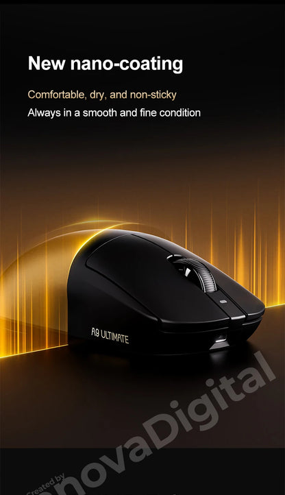 ATK Dragonfly A9 Ultimate kabellose Gaming-Maus A9 Air PAW3950 ultraleichte ergonomische E-Sports-Gamer-FPS-Maus CSGO A9 Ultra