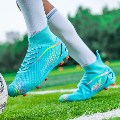Men's Football Boots Professional Turf Futsal Match Grass Unisex Outdoor Training Soccer Shoes Soccer Cleats Non-slip Breathable