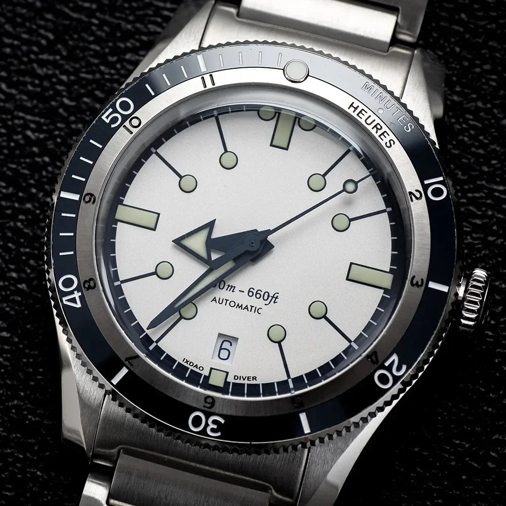IX&DAO IPOSE Watch 5303 ETA-2824 Movement Automatic Mechanical GMT Sport Retro Diving Casual Dress 200m Waterproof Men Watches