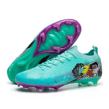 Chaussures de football pour hommes, bottes de football professionnelles originales, chaussures de terrain décontractées de haute qualité, ultra-légères, antidérapantes, pour activités de plein air.