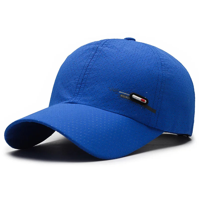 Summer UV Protection Caps Men Quick Drying UPF 50+ Baseball Travel Sun Cap Fashion Breathable Sunshade Outdoor Fishing Hat