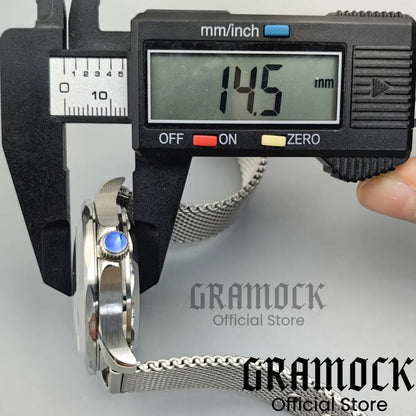 Gramock New 007 NTTD Wristwatch 41mm Men Mechanical Watch Automatic Watch Domed Sapphire Glass Luminous Diving Steel NH35/PT5000