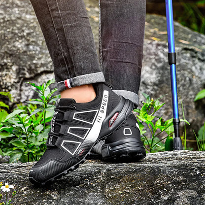 Lockless Fahrradschuhe für Herren, rutschfeste Outdoor-Mountain-Cross-Country-Wanderschuhe, atmungsaktive Sportschuhe, Rennradschuhe
