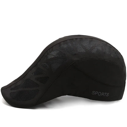 Unisex SPORTS med bogstavtryk, hurtigtørrende baseballkasket, solhatte, udendørs sommerkasketter i åndbart net, solskærmkasketter, baret, visir, golfhat