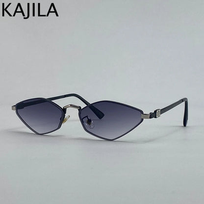 Small Frame Hexagon Punk Sunglasses Women 2026 Luxury Brand Polygon Sun Glasses For Ladies Classic Shades Cat Eye Eyewear